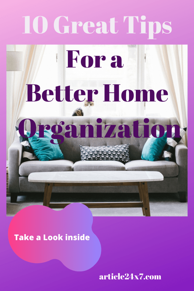 Home Organization Plan