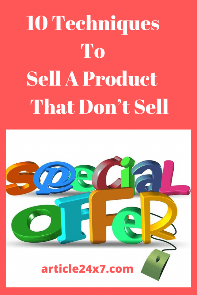 Sell A Product