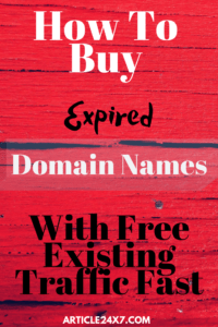 How To Buy Expired Domain Names