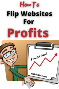 flip websites for profit