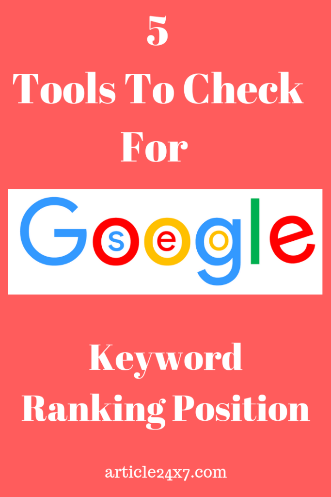 google position checker tool