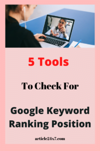 google position checker tool