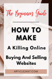 Buying And Selling Websites