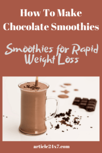 How to make chocolate smoothie