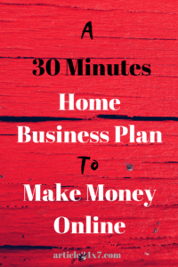 Home Business Plan