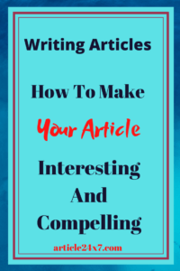 Writing Articles