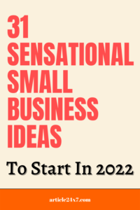 small business ideas to start from home