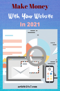 Make Money With Your Website 