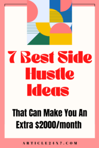 Best Side Hustle Ideas