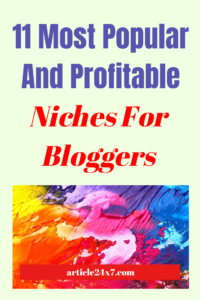 Profitable Blog Niches