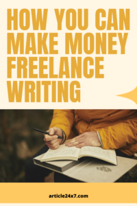 Can You Make Money freelance Writing