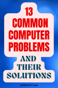 Common Computer Problems