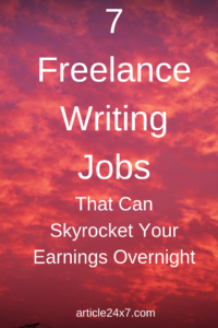 Finding Freelance Writing Jobs