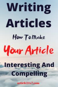 Articles Writing